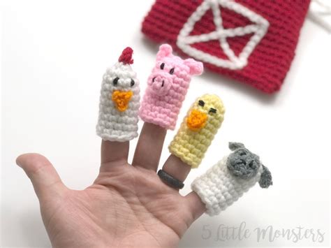 Crochet Animal Puppet Pattern - Amelia's Crochet