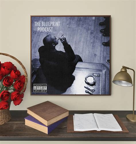 Jay-Z The Blueprint Album Cover Poster / Music Poster / Home | Etsy