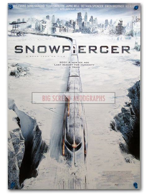 Snowpiercer one sheet poster B | Big Screen Autographs