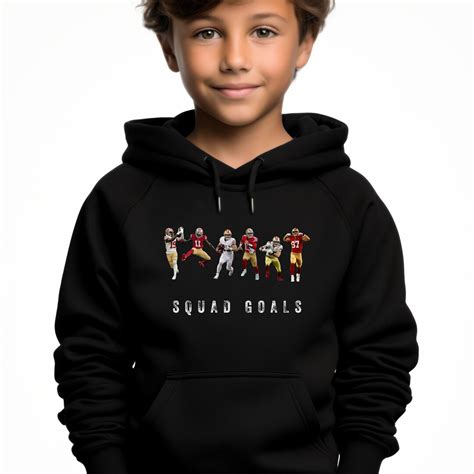 Kids Niners Hoodie Youth T-shirt 49ers Sweatshirt San Fransisco Friends ...