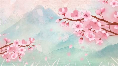 Pink Blossom Spring Cherry Blossoms Beautiful Simple Powerpoint ...