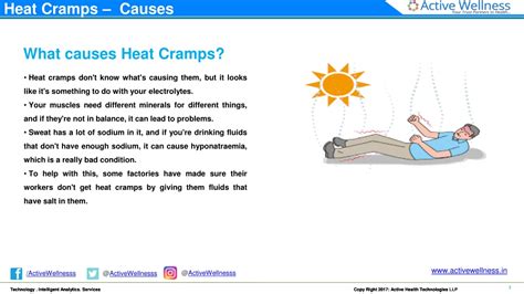 PPT - Heat Cramps – Causes and Treatment - Active Health PowerPoint Presentation - ID:12889758