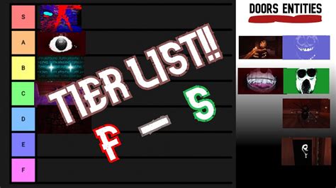 Ranking Monsters Doors Roblox Tier List Community Rankings Tiermaker | sexiezpix Web Porn