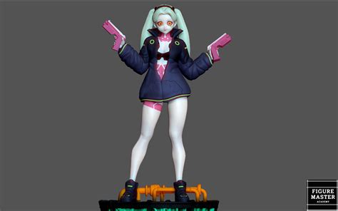 3D file REBECCA CYBERPUNK EDGERUNNERS 2077 ANIME GIRL CHARACTER 3D ...