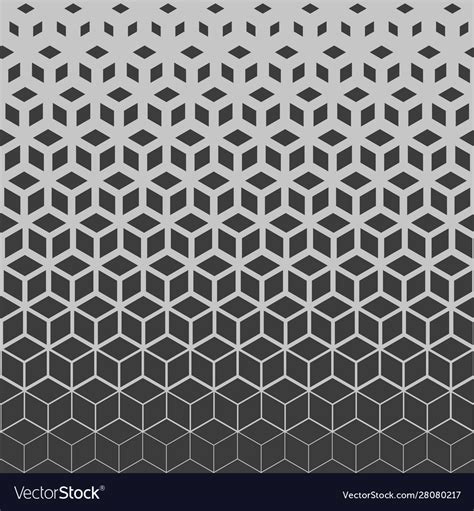 Geometric pattern cube Royalty Free Vector Image