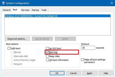 How to enable 'Boot Log' on Windows 10 | Windows Central