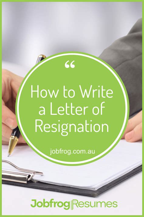How to Write a Letter of Resignation #career #careergoals #job Career Change, Career Goals ...