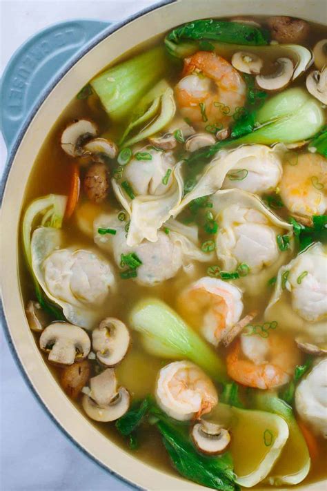 Easy Homemade Wonton Soup Recipe | Jessica Gavin