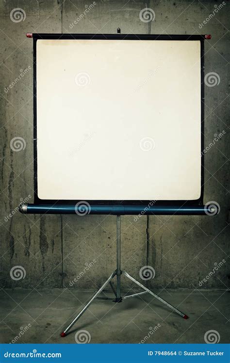 Movie Projector Screen stock photo. Image of tripod, projection - 7948664