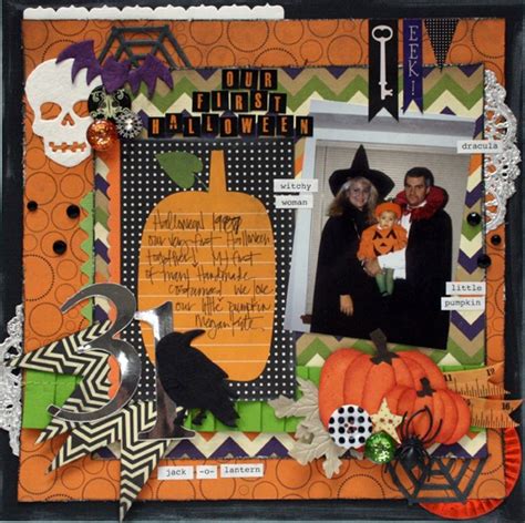 304 best images about halloween scrapbook layouts on Pinterest ...