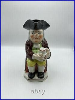 Royal Doulton Jug | RARE Antique Staffordshire Toby Mug Jug 1790-1800 ...