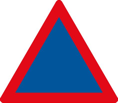 File:Triangle warning sign (red and blue).svg - Wikimedia Commons