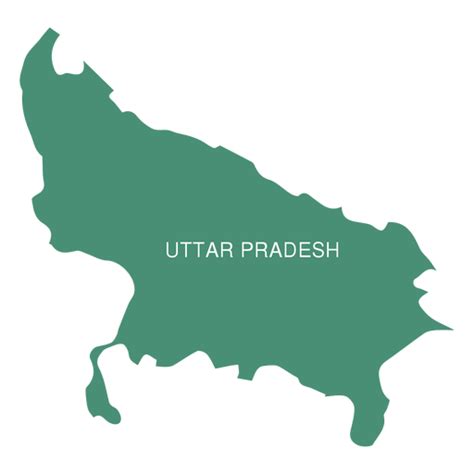 Uttar Pradesh State Map - Educational Earth Science Resource