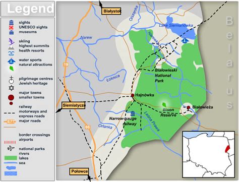 Bialowieza Forest Map