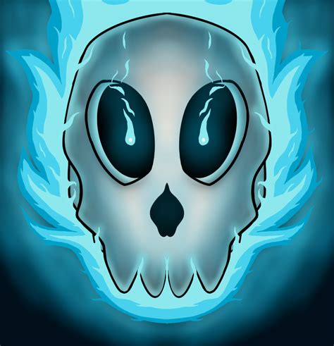 Flaming Skull by SkylorBeck on Newgrounds