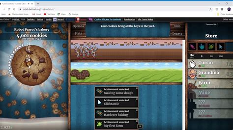 cookie clicker speedrun 23:15 from wipe save to end recording - YouTube