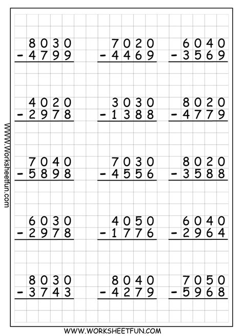 Addition With Regrouping Practice Sheets