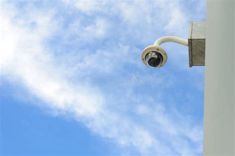 Security Camera In Corner Of Building Stock Image - Image of crime, check: 15874505