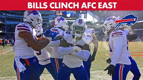 Buffalo Bills Clinch 3rd Straight AFC East Championship