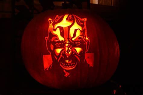 Star Wars Pumpkin Carvings Darth Maul 2 | Creative Ads and more…