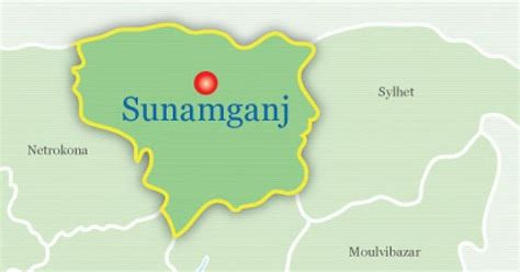 sunamganj Map