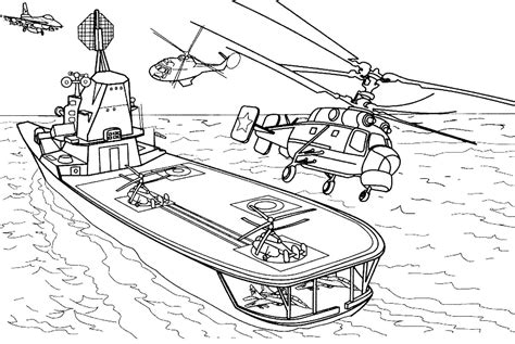 Coast Guard Helicopter Coloring Pages