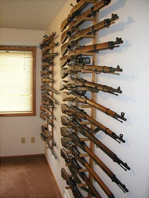 How To Build A Closet Gun Rack - Image of Bathroom and Closet