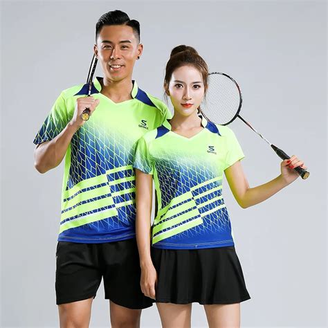 Aliexpress.com : Buy Free print New Qucik dry Badminton sports clothes Women/Men, table tennis ...