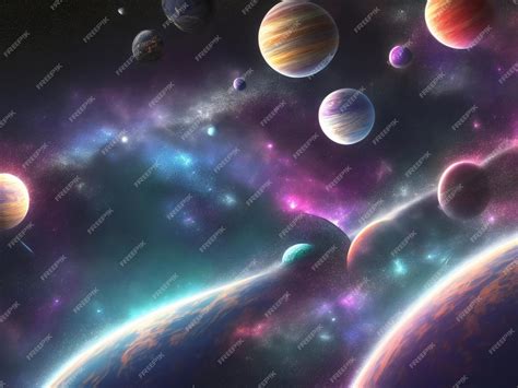 Premium AI Image | Space wallpaper banner background ai generated