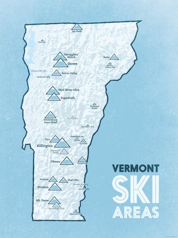 Vermont Ski Areas & Resorts List - Best Maps Ever