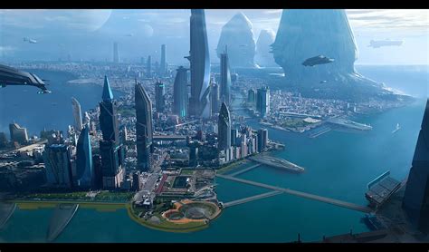 Evolving Terra-Star Citizen | Star citizen, Sci fi landscape, Sci fi city