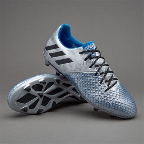 adidas Messi 16.2 FG/AG - Silver Metallic/Core Black/Shock Blue | Chuteiras, Adidas