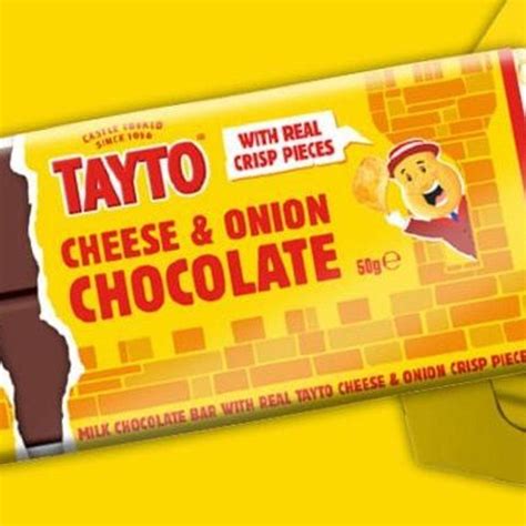 Tayto Cheese and Onion Chocolate Bar 50g Best Before 31st March 2023 - Candy Mail UK