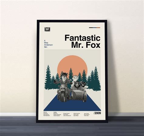 Fantastic Mr Fox Poster Fantastic Mr Fox Movie Poster Album - Etsy