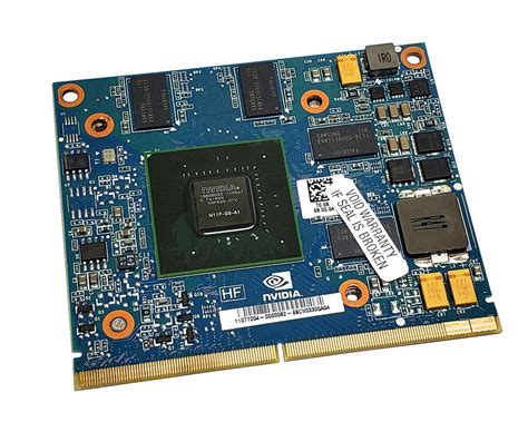 Nvidia Geforce GT425M 1GB GDDR3 128-BIT MXM III Laptop Graphics Card 639063-001 Laptop Video ...