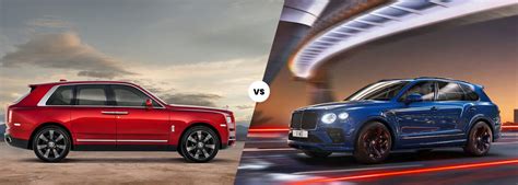 Compare the 2021 Rolls-Royce Cullinan vs. Bentley Bentayga | Holman ...