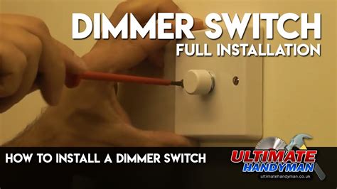 Install Dimmer Switch