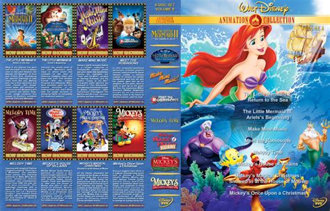 Walt Disney Animation Collection - Volume 8 dvd cover (1947-2007) R1 Custom