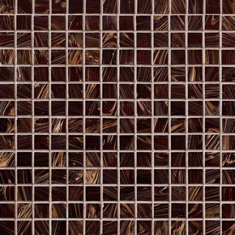 Iridescent Brown Glass Pool Backsplash Tile | Kitchen Cabinets & Tiles, NJ | Art of Kitchen Tile