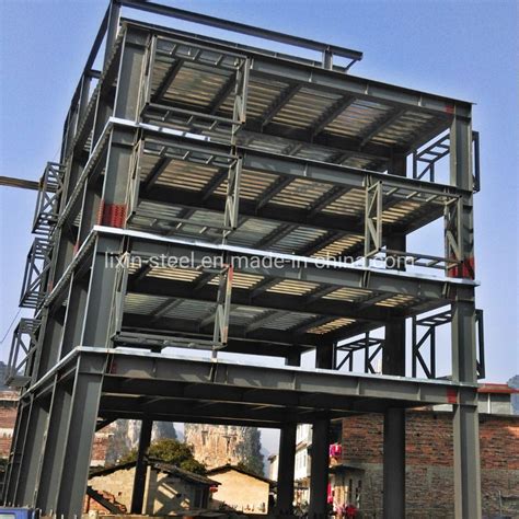 High Rise Steel Structure Frame Prefab House Hotel Steel Building ...