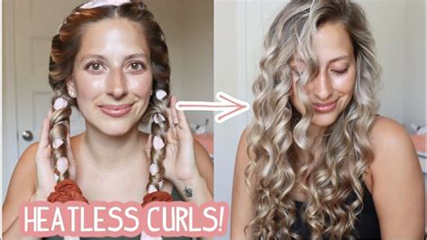 OVERNIGHT HEATLESS ROBE CURLS! YOU HAVE TO TRY THIS WAY! | Heatless ...