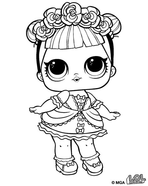 Midnight LOL Surprise Doll coloring page - Download, Print or Color ...