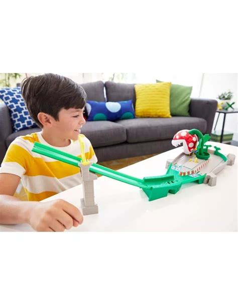 MTL GCP26/GFY27 HOT WHEELS MARIO KART PIRANHA PLANT SLIDE TRACK SET: YOSHI - My Tobbies - Toys ...