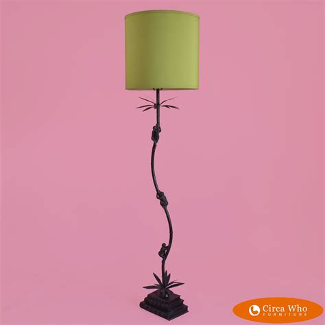 Palm Tree With Monkeys Floor Lamp | Circa Who | Lamp, Floor lamp, Floor lamp base