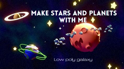 How to create a galaxy with planets and stars | easy - YouTube