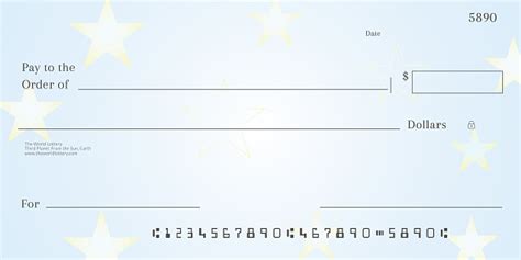 Blank Lotto Ticket Template Empy Lottery Check Stock Illustration ...