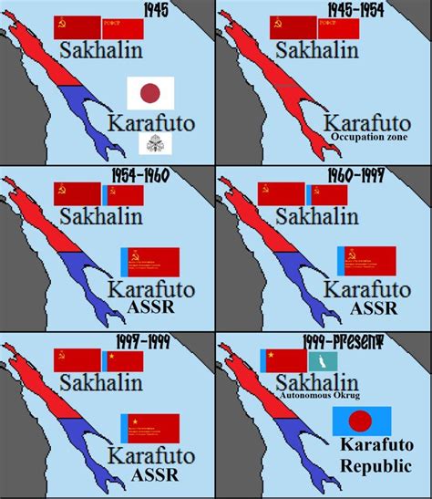 Aftermath Timeline Map of Sakhalin | Map, Alternate history, Imaginary maps