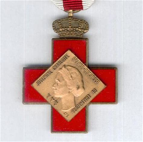 Red Cross of Luxembourg, bronze medal (Croix Rouge Luxembourgeois, médaille de bronze), 1964 ...