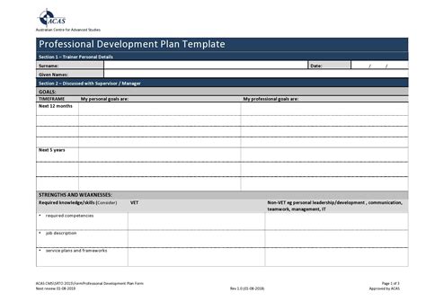 Download Individual Development Plan Free Pdf Template Download For - Vrogue