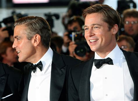 Brad Pitt and George Clooney Friendship Pictures | POPSUGAR Celebrity ...